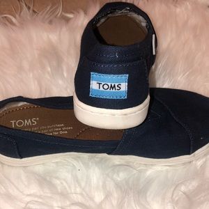 Toms slip ons Navy Blue